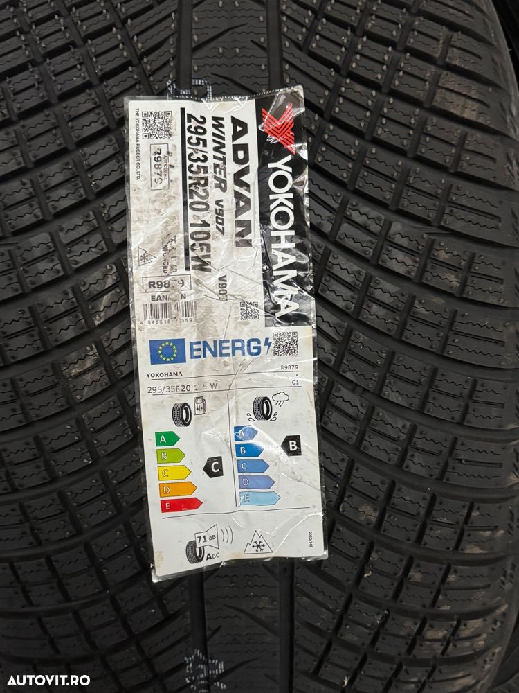 Vând set anvelope 255/40/20-295/35/20 Yokohama de iarnă noi - 3