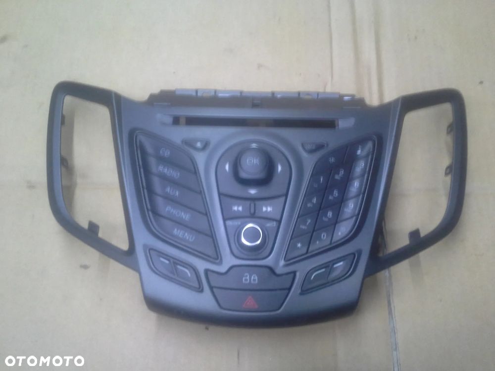 Ford Fiesta MK7 FL radio AM5T-18C815-GN 1DIN panel radia wyświetlacz komplet - 7
