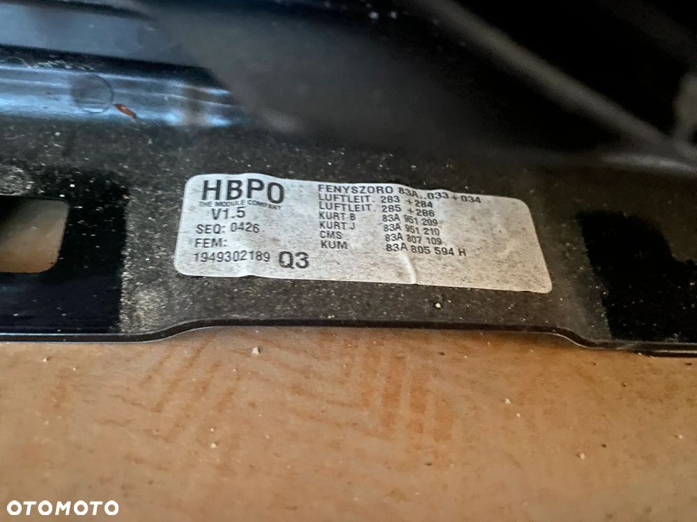 AUDI Q3 83A kompletny przód maska lampy zderzak błotnik pas LS9R 2Y2Y   26km - 25