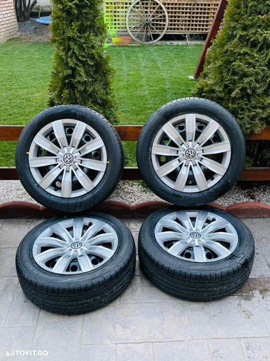 Jante Volkswagen Passat cu anvelope vara , noi, 17 inch, originale - 2
