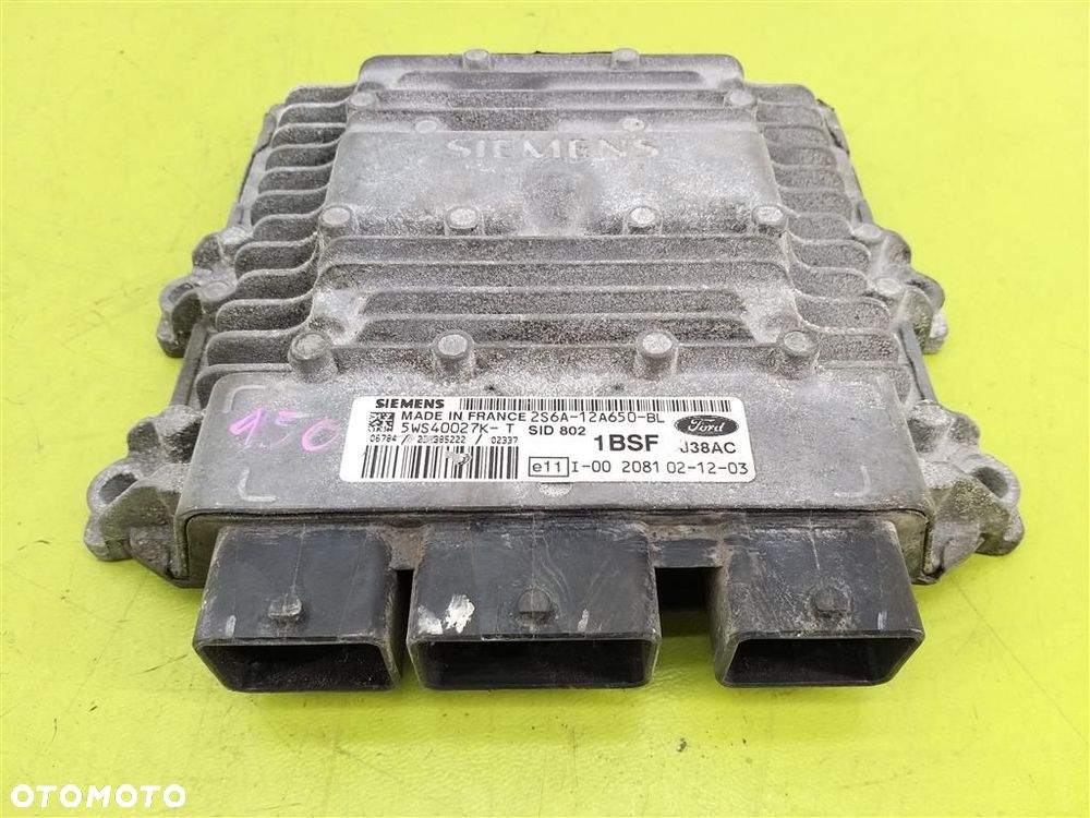 Komputer sterownik silnika Ford Fiesta MK6 2002-2008 1,4 TDCI 5WS0027K - 7