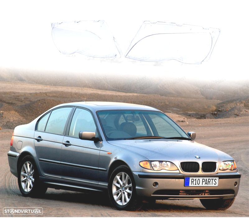 VIDROS FARÓIS FRONTAL BMW E46 BERLINA TOURING 01-05 - 1