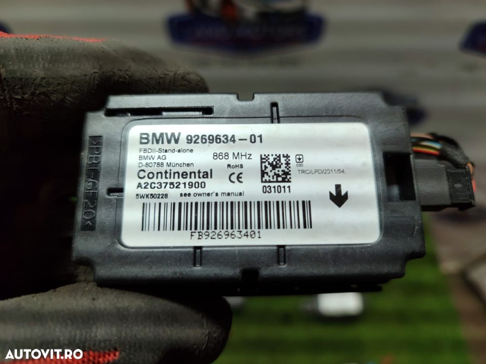 MODUL SCAUN + MODUL ANTENA ( 3 BUC.) + MODUL ALARMA ( 2 BUC.)  BMW SERIA 1 F20 118D SE 2.0 DIESEL 2012 / HATCHBACK 2011-2019 COD OEM 921646801 / 9230911 / 9226888 / 9269634 / 9181453 - 7