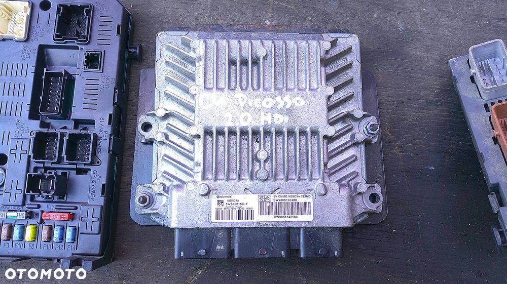 CITROEN C4 GRAND PICASSO 2.0HDI IMMO ZESTAW STARTOWY 9661642180 - 5