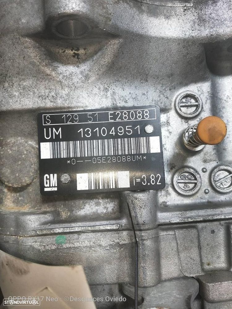 CAIXA VELOCIDADES OPEL ZAFIRA A LIMUSINA 2003 -13104951 - 4