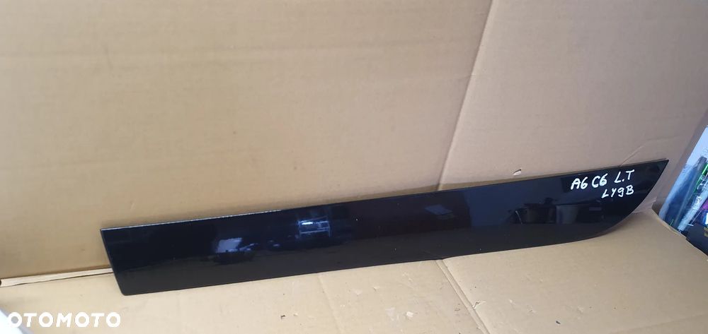 Listwa drzwi lewy tył tylna lewa Audi A6 C6 Kombi LY9B 4F0853969 - 4
