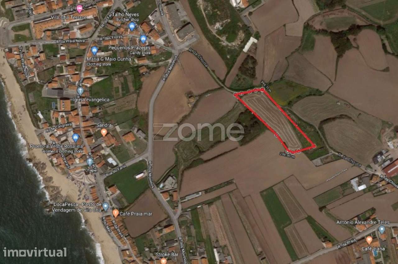 Terreno Urbanizável com 5090 M2 perto da praia Vila Chã - Grande imagem: 2/17