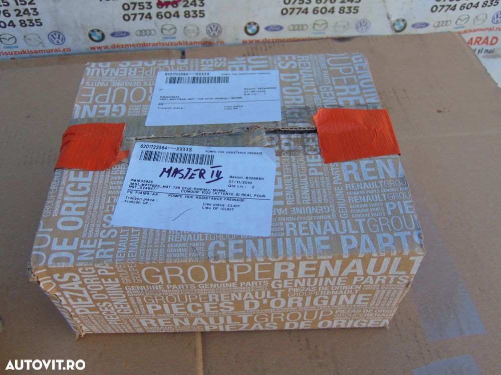 Pompa Vacuum Renault Master 2.3 PRODUS NOU cod 8201723564 euro 6 Opel movano nissan nv400 - 7
