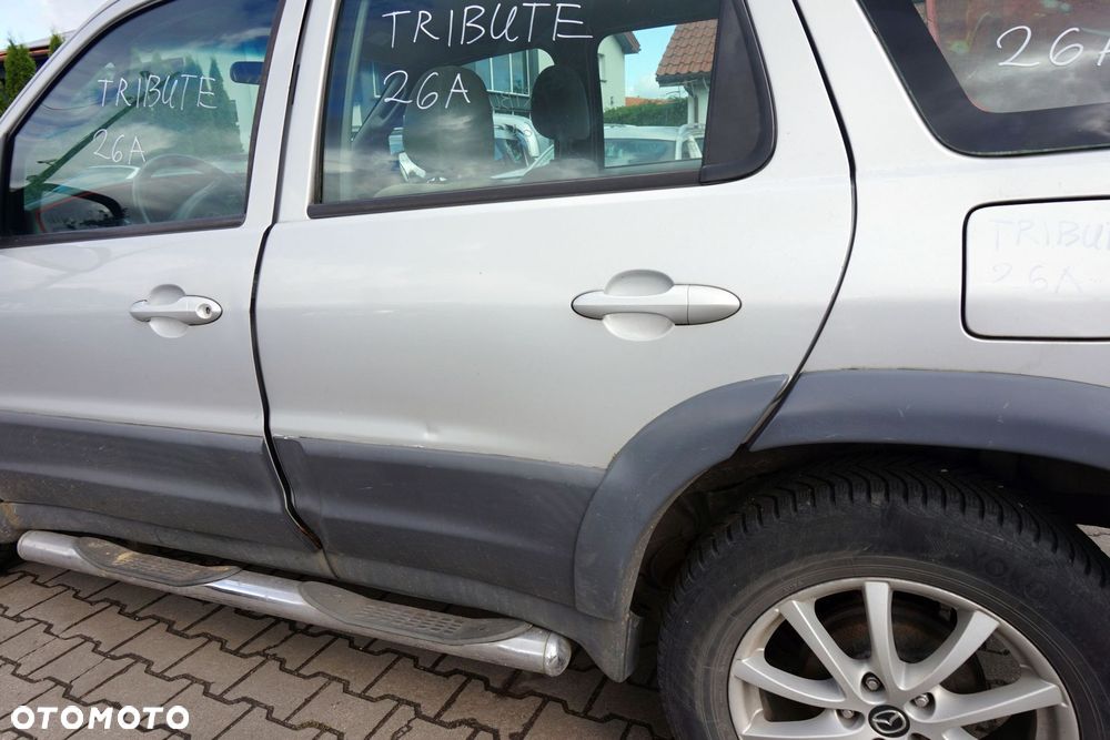 DRZWI TYLNE LEWE TRIBUTE I EP 26A  SREBRNY MAZDA 2000-2008 - 2