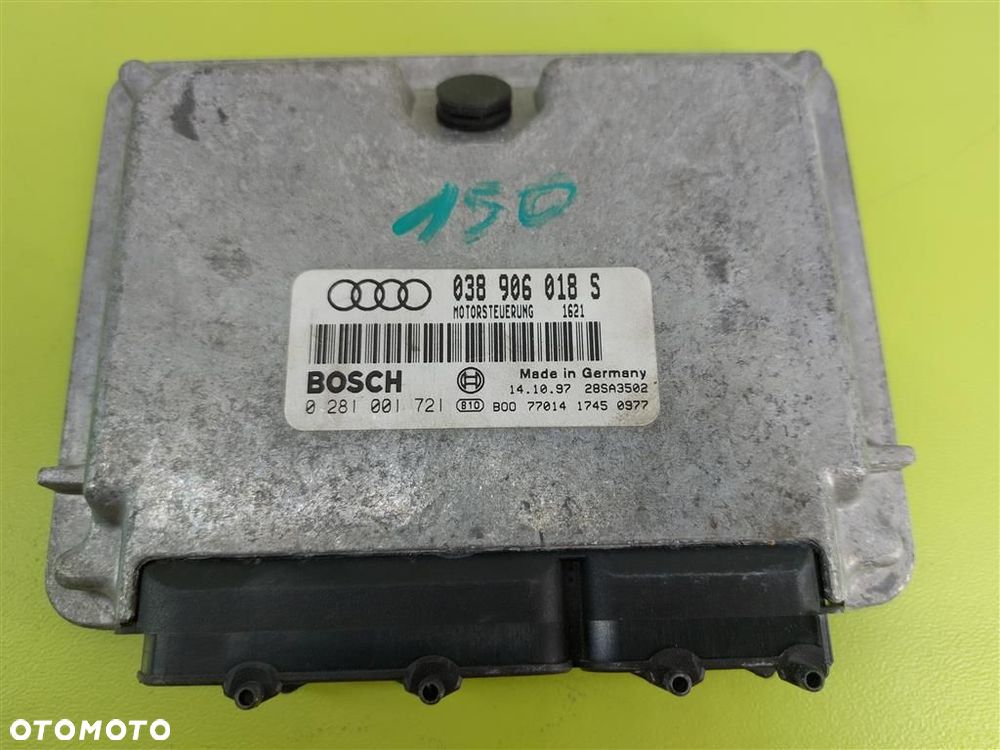 Komputer sterownik silnika Audi A4 B5 1995-2001 1,9 TDI 038906018S ORYGINAŁ - 1