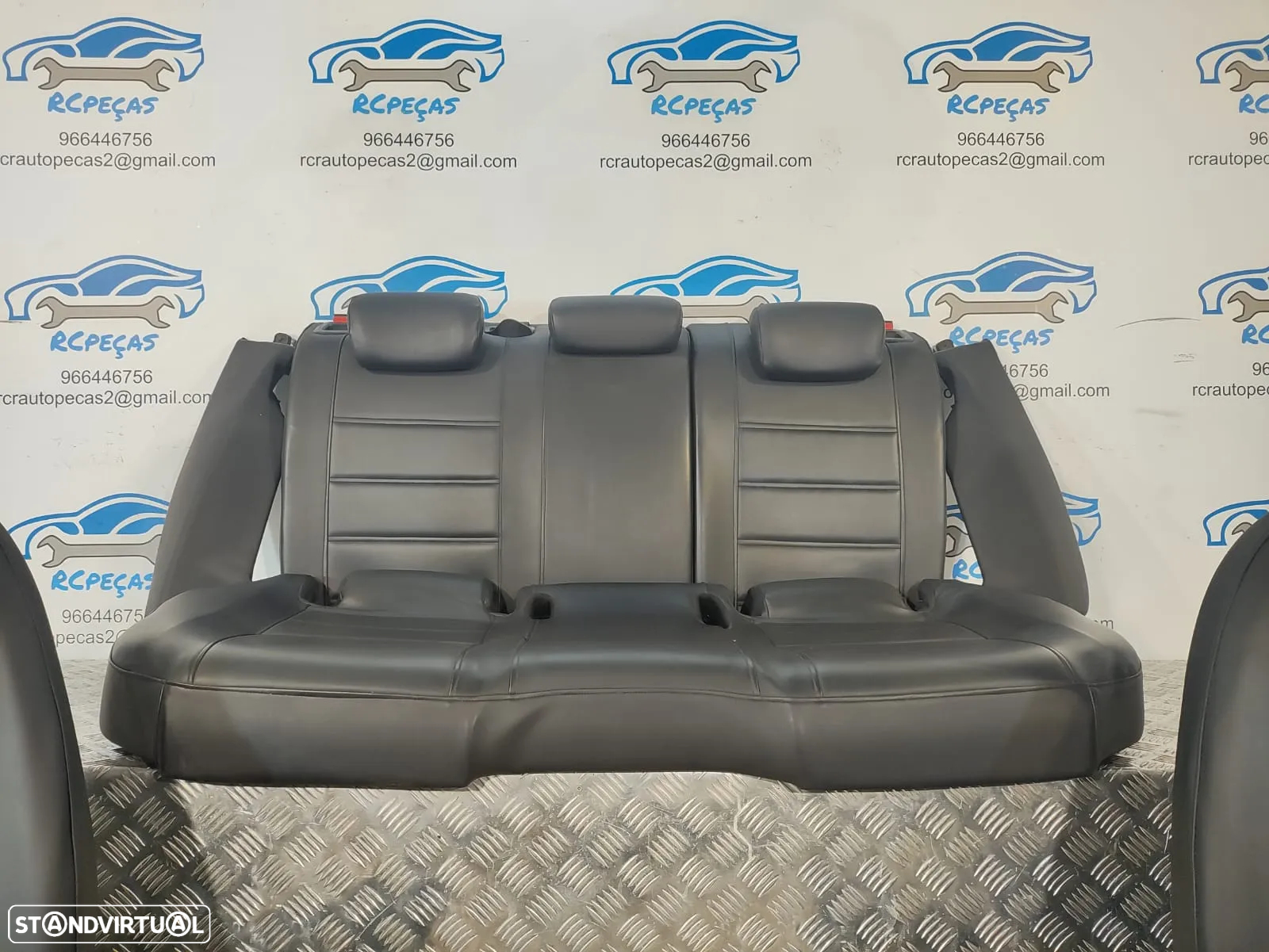 .BANCOS PELE SINTÉTICA AUDI A4 B8 FRENTE FRONTAL TRASEIRO TRÁS AIRBAG PRÉ TENSORES - 4