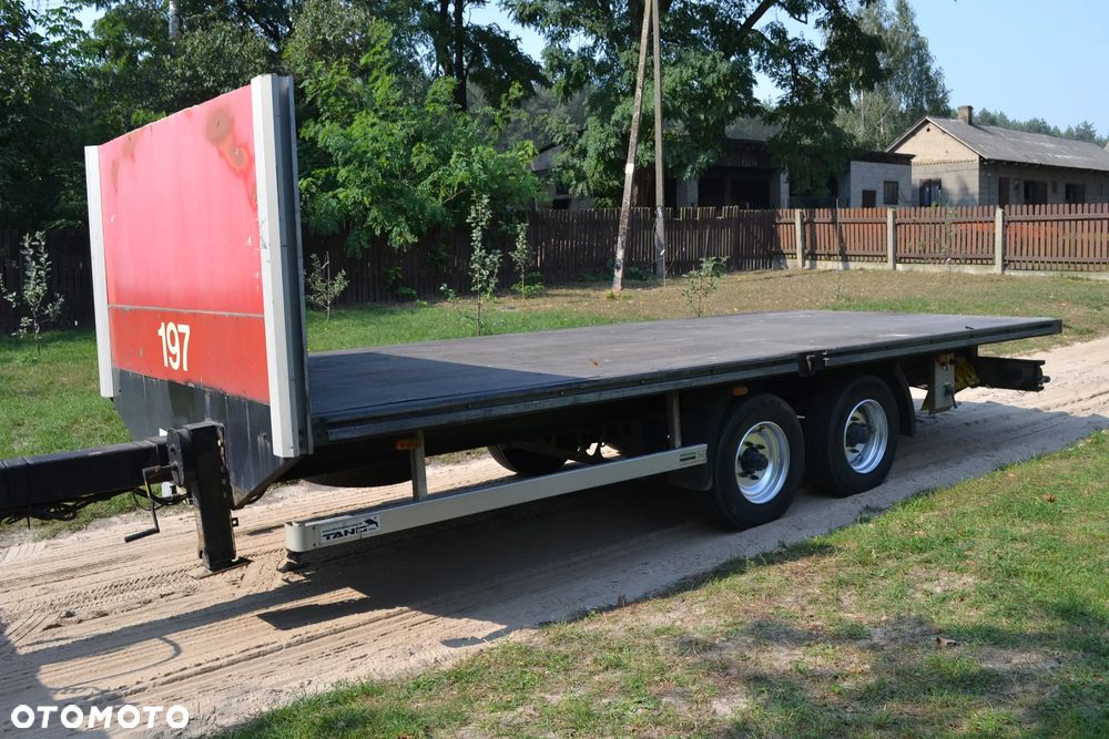 Dinkel TANDEM PLATFORMA ORYGINALNY GÓRNY ZACZEP dł. 6,2 m ładowność 15 400 kg - 4