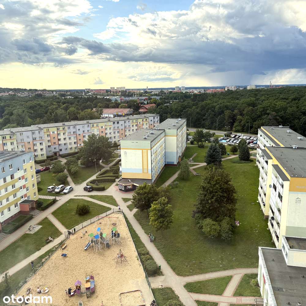 Duże, rozkładowe M4 na Lotnisku z piękną panoramą do własnej aranżacji