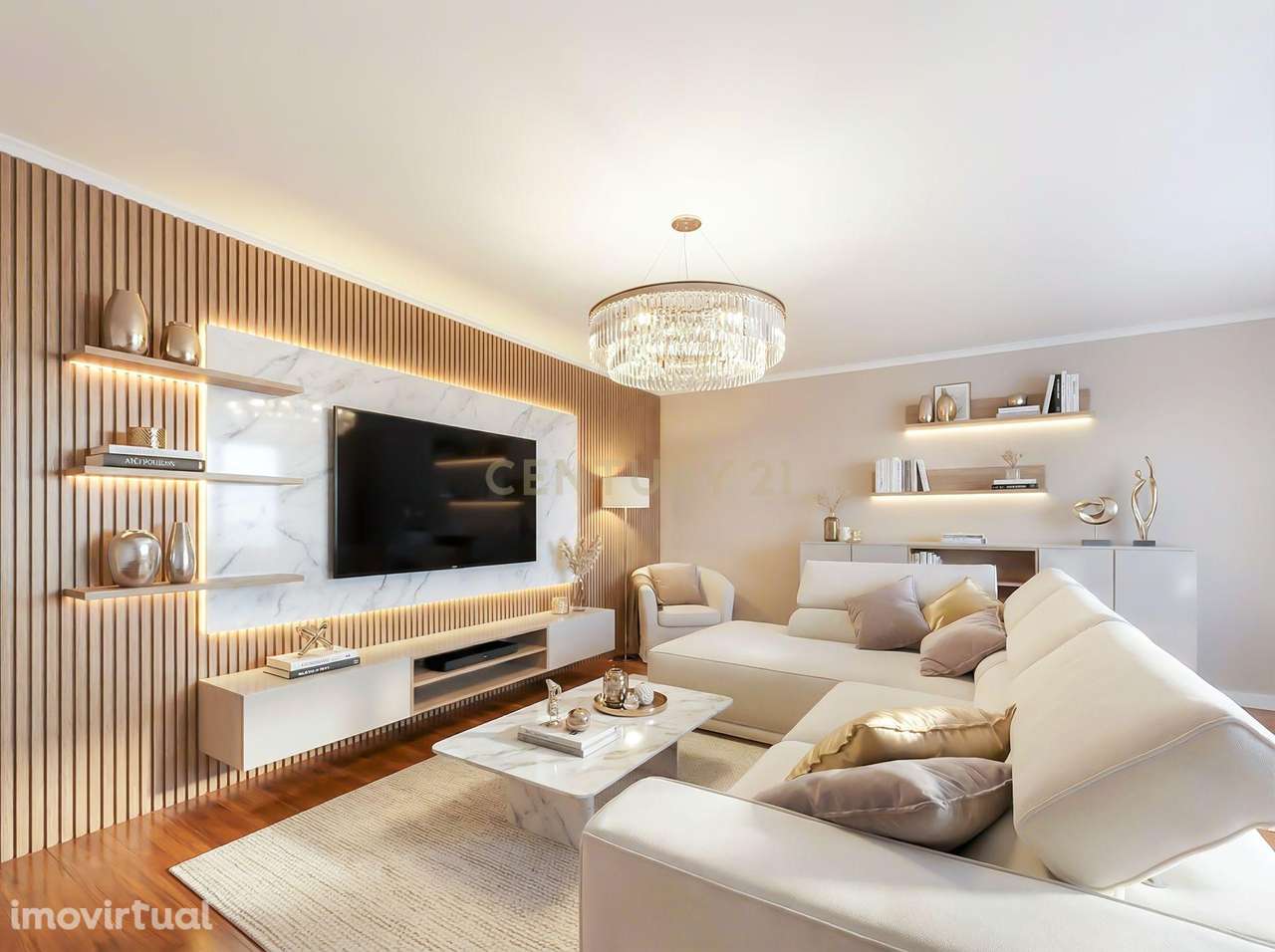 Espaçoso Apartamento T2 com garagem, varanda e arrecadação em Fitares, - Grande imagem: 5/40