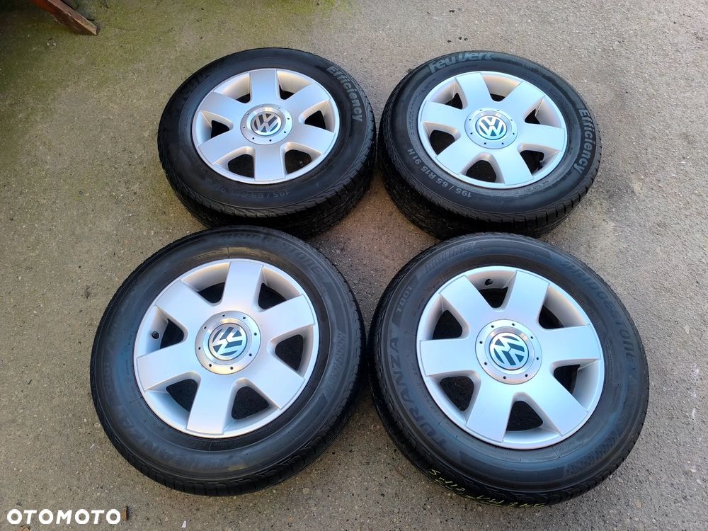 5x112 Felgi Aluminiowe Alufelgi 15 Koła Letnie Lato VW GOLF 5 6 7 V VI VII JETTA CADDY TOURAN SHARAN PASSAT B5 SEAT AUDI SKODA Legnica ALU-RAD 195/65 5,5mm - 1