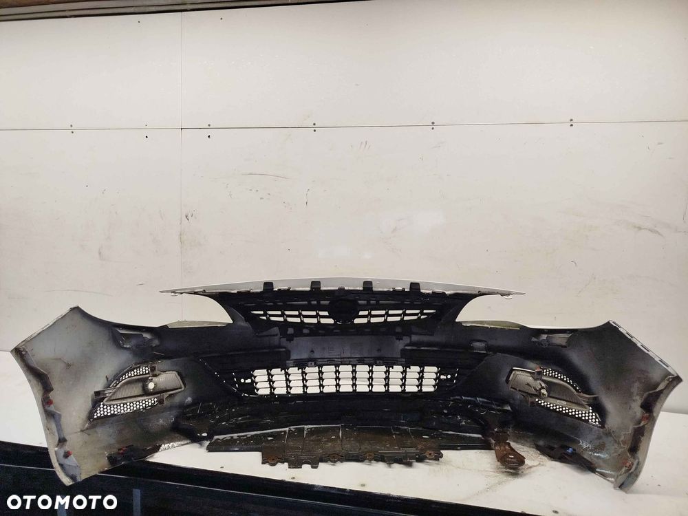 + ZDERZAK PRZÓD PRZEDNI OPEL ASTRA J 4 IV LIFT FL Z40R BIAŁY OPC LINE TUNING SPRYSKIWACZE LAMP XENON - 5