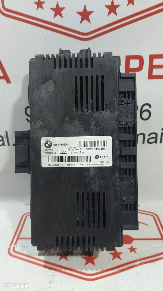 Modulo Luzes Switch Comando Comutador Botão Luzes Mini R56 Original - 2