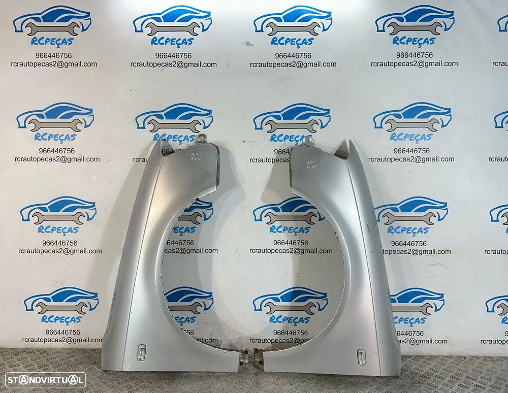 .Conjunto Guardalamas Frente Frontal Esquerdo Direito Original Audi A4 B7 2004 a 2008 - 1