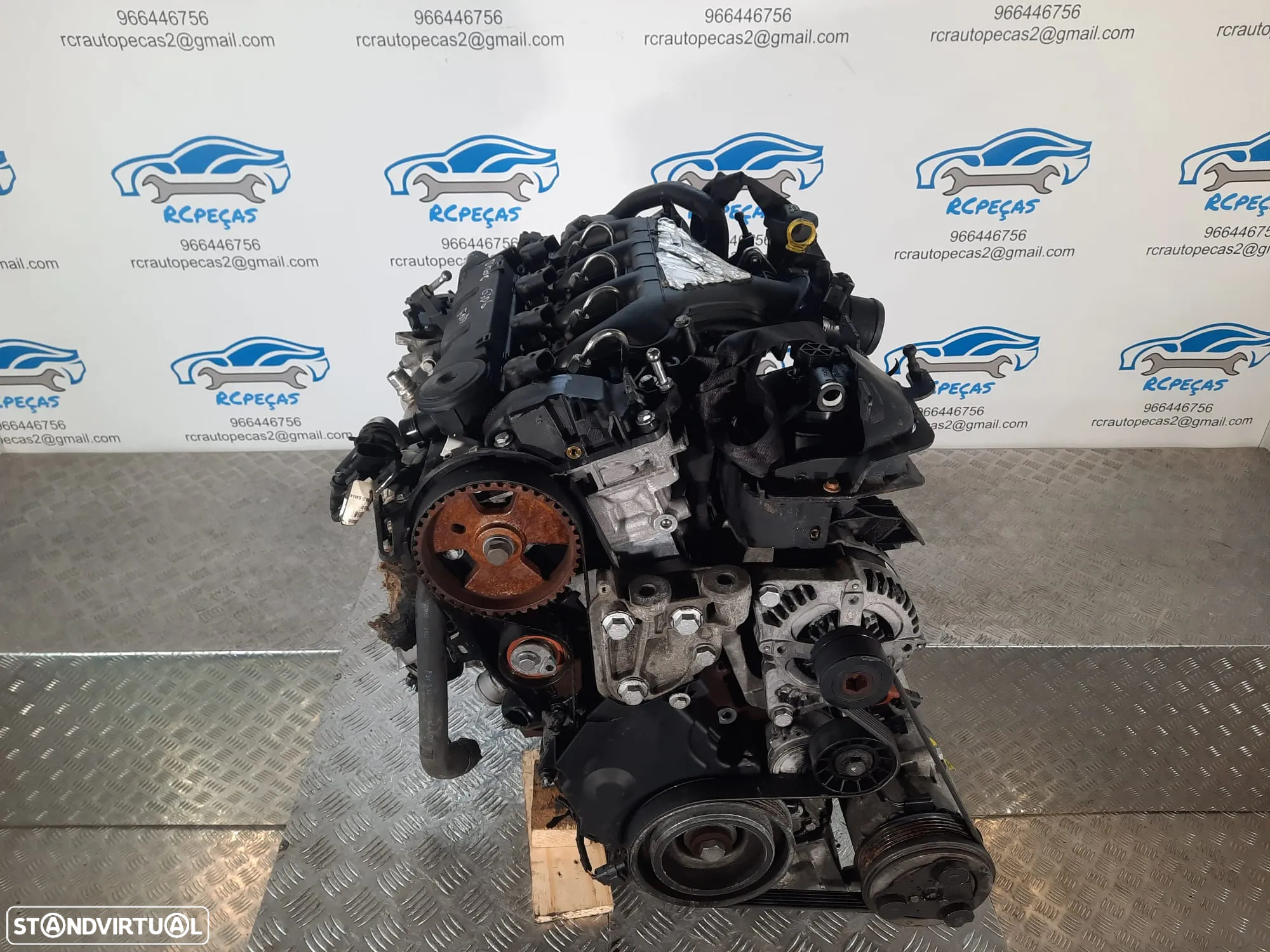 MOTOR COMPLETO 2.0 TDCI 16V 136CV G6DG FORD KUGA CMAX C-MAX FOCUS MOTOR ARRANQUE ALTERNADOR BIMASSA COMPRESSOR EMBRAIAGEM BOMBA DIRECAO INJETORES - 2