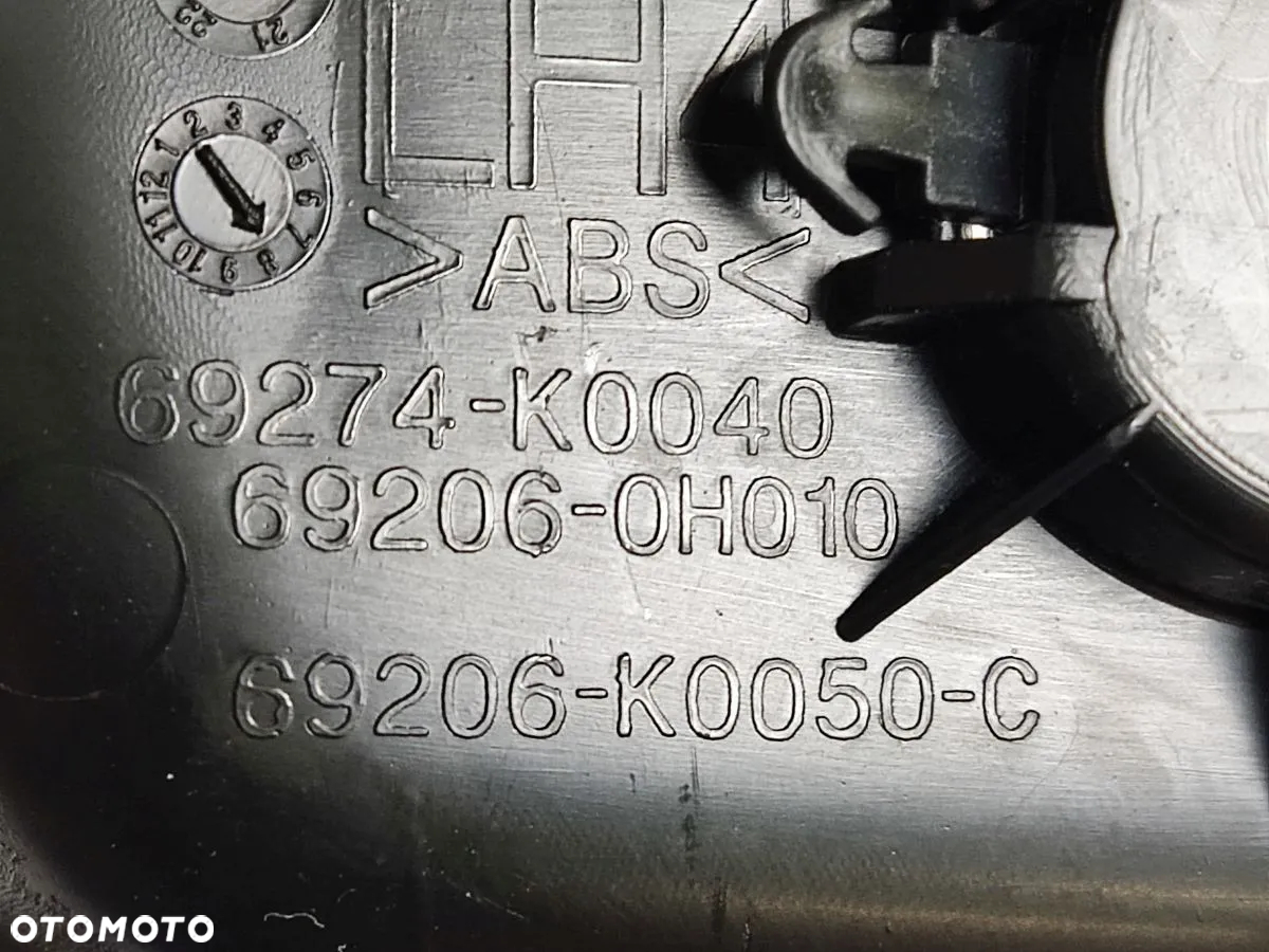 TOYOTA YARIS 19-24r Klamka Wewnętrzna Przód Tył Prawa Lewa - 8