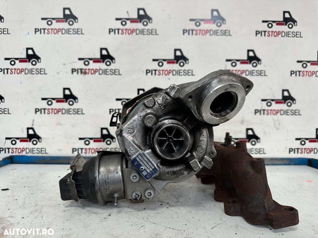 Turbo turbina turbosuflanta 03L253056G Audi Seat Skoda VW 2.0 TDI CFF 2008 2009 2010 2011 2012 2013 2014 - 5