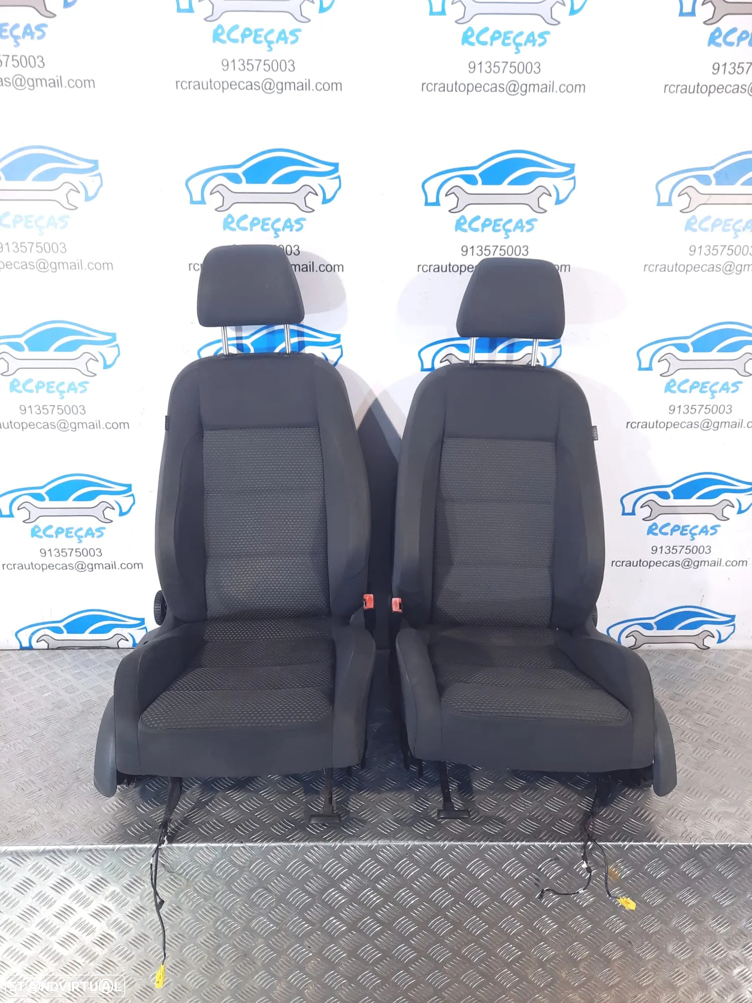 BANCO BANCOS FRENTE FRONTAL TRASEIRO TRÁS VOLKSWAGEN VW GOLF V 5 MK5 VARIANT 1K0885405FQVYL TECIDO ARBAIG AIRBAGS - 11