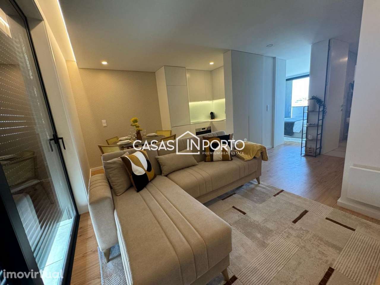 T1 de Luxo junto ao Pólo Universitário com terraço. - Grande imagem: 5/30