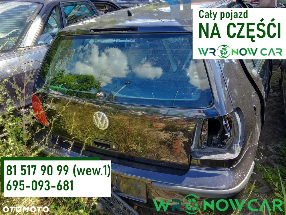 Volkswagen Polo III (99-01r.) 1.9 SDI 63KM. Silnik AEF Skrzynia FFF,  DXF lakier LC9Z. Cały na części GWARANCJA !!!  Przód Tył Zestaw Komplet Drzwi Klapa Zderzak Błotnik Maska Grill Atrapa Szyba Pas Lampa Lusterko Boczki Fotel Kanapa Kokpit Deska Rozdzielcza Przełącznik Włącznik Sterownik Przewody Wiązka Instalacja Moduł Komputer Czujnik Listwa Pompa Alternator Wtryski Głowica Rozrusznik Kompresor Sprzęgło Dwumas Silnik Skrzynia ABS Klimatyzacji Paliwa Wspomagania Kolektor Turbina Przepustnica Zawór Chłodnica Koło Hak Belka Sanki Zawieszenie Mcpherson Półoś Amortyzator Wydech Tłumik Zacisk Most - 1