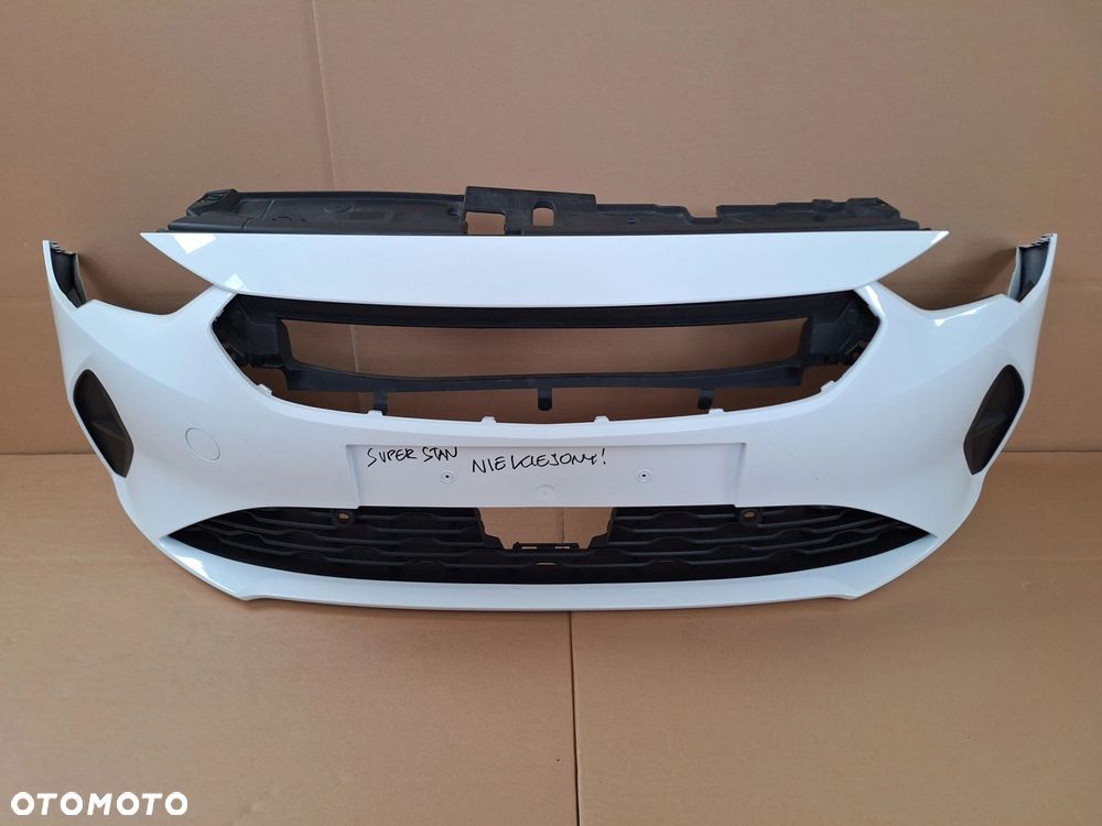 OPEL CORSA F 19-23 NIE KLEJONY! SUPER STAN W KOLOR EWP ZDERZAK PRZÓD PRZEDNI+STELAŻ+KRATKI ORYG. GM 9830280980 WYSYŁKA 2 - 2