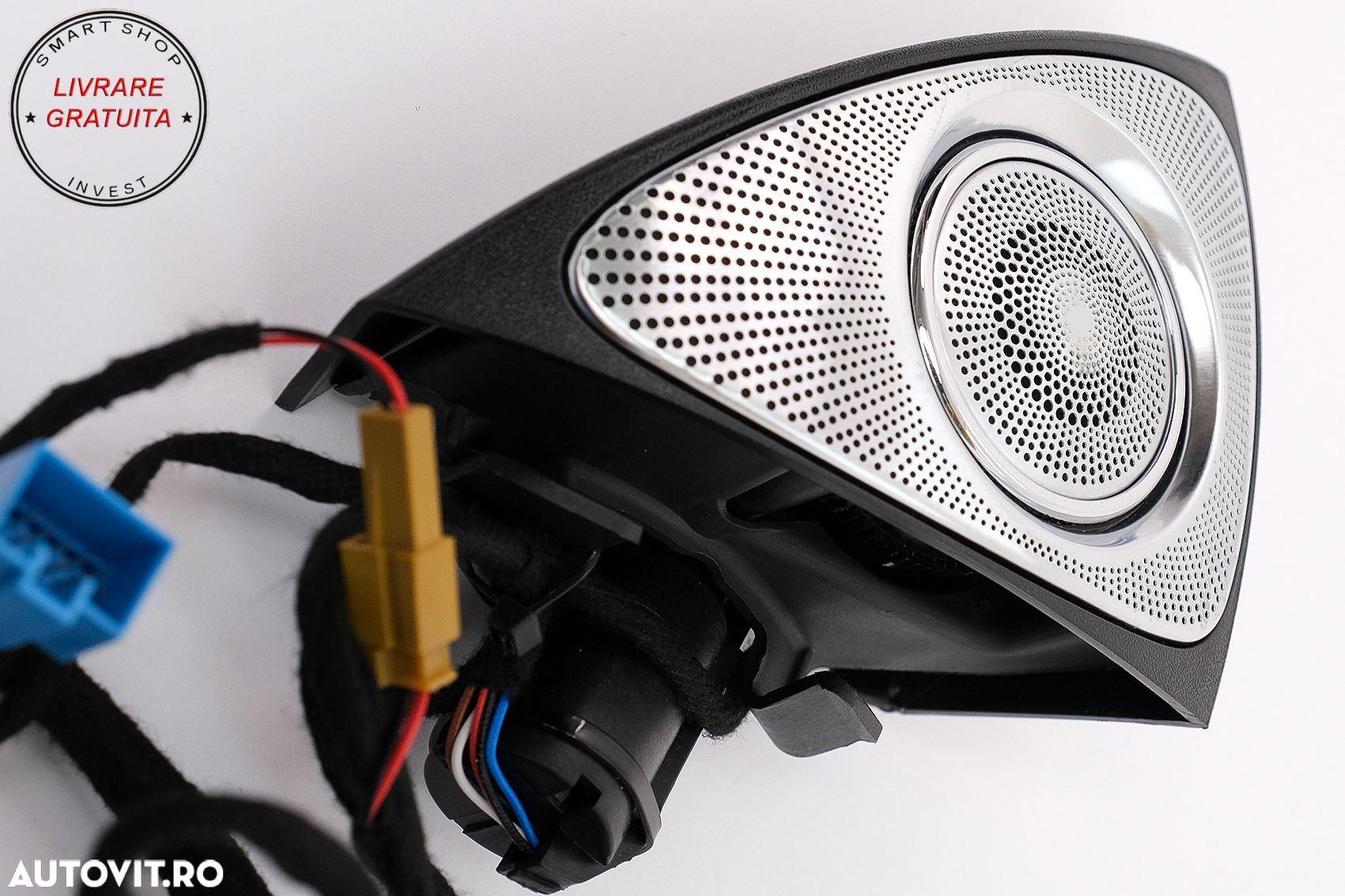 Tweeter LED rotativ cu 64 culori Mercedes C-Class W205 C205 S205 (2014-2018)- livrare gratuita - 3