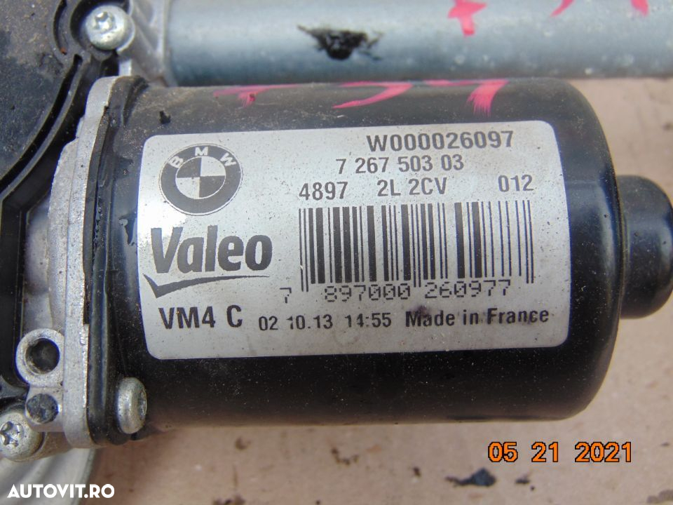 Motoras stergatoare BMW F30 F31 f32 F33 F34 Gt ansamblu stergatoare F30 dezmembrez f34 - 4