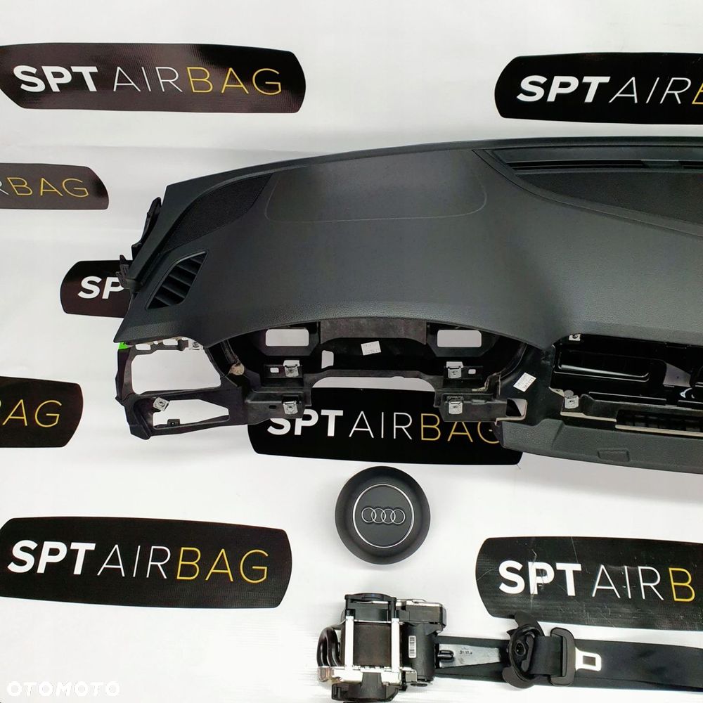 AUDI A5 8W DESKA ROZDZIELCZA KONSOLA KOKPIT PULPIT PODUSZKI AIRBAG AIR BAG PASY KIT SET - 2