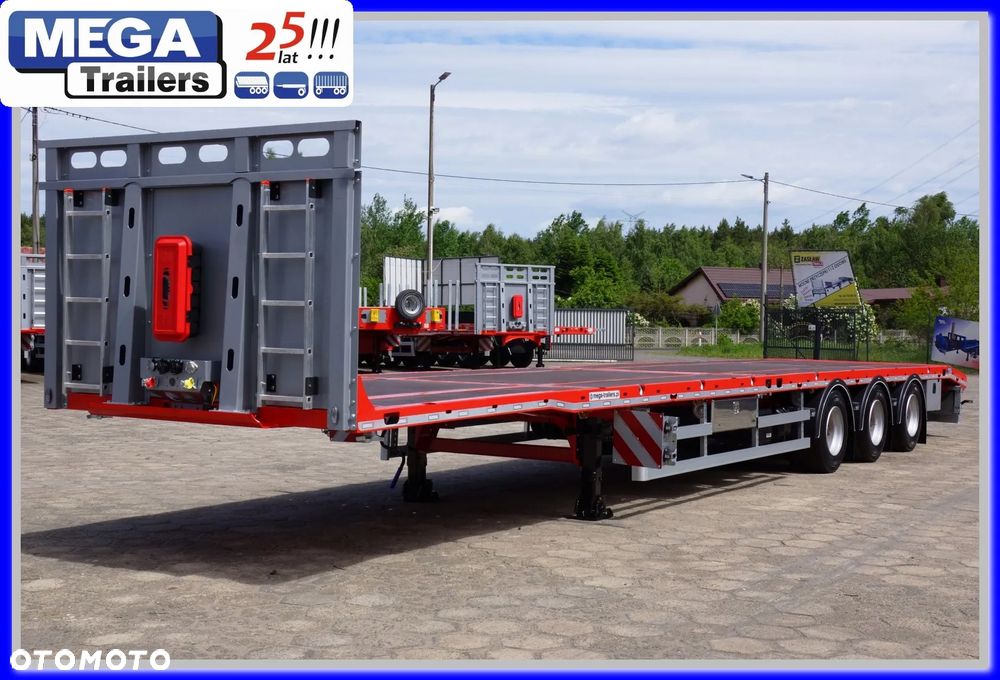 Inny PLATFORMA Mega osie 19,5 BPW, zamki kontenerowe, skos do najazdów !!! - 12