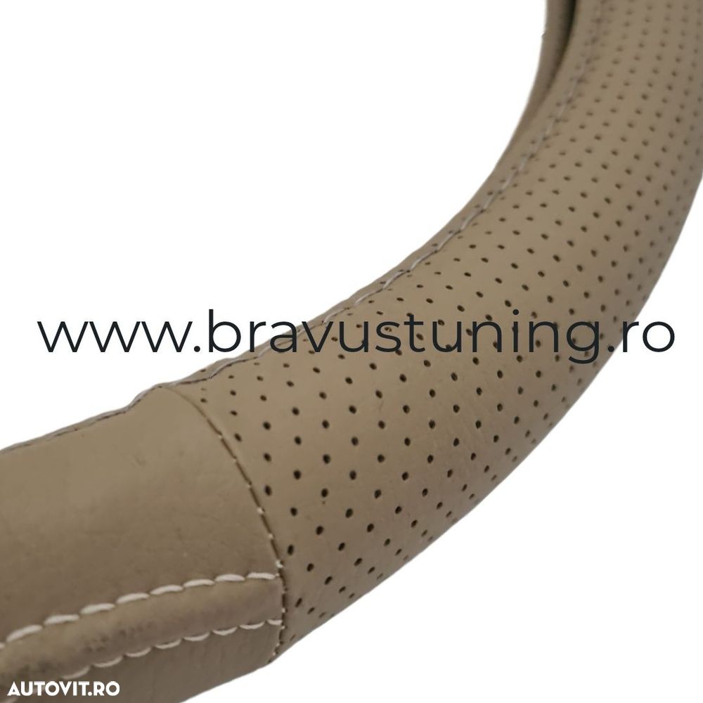 Husa Volan Piele Ecologica perforata - 3