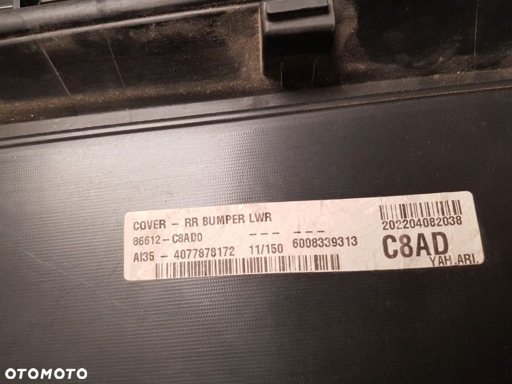 FABRYCZNIE NOWY ORYGINALNY SPOILER DOKŁADKA LISTWA ZDERZAKA TYLNEGO TYŁ HYUNDAI I20 II 2 LIFT 17-20 - 3