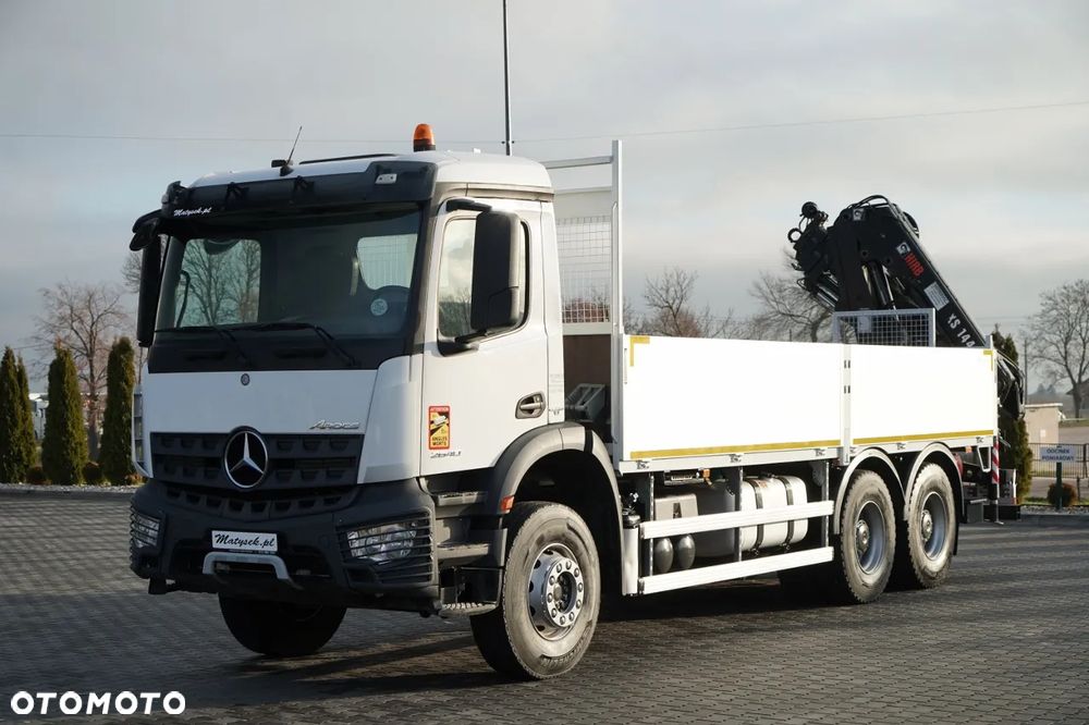 Mercedes-Benz AROCS 2640 / 6x4 / SKRZYNIOWY - 6,5 M / HDS HIAB 144 / wysów: 12,5 M / EURO 6 / STEROWANIE RADIOWE / ROTATOR / - 7