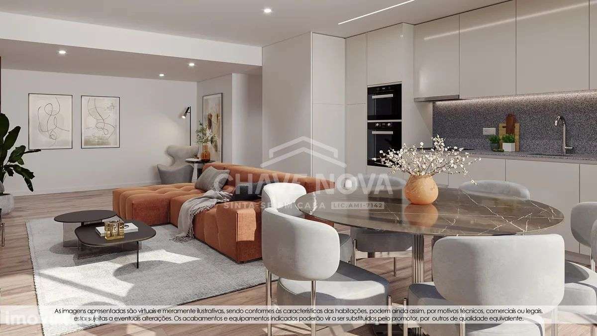 T3 Novo c/ 2 Lugares de Garagem e Arrumo em Oliveira do Douro - Grande imagem: 4/32