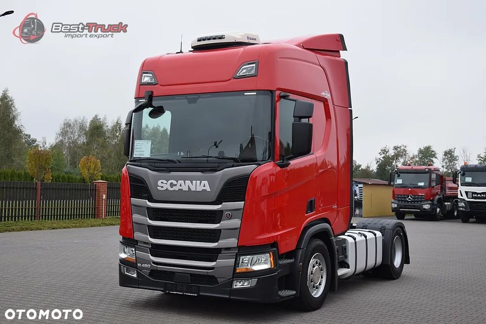 Scania R450 / CAŁA NA PODUSZKACH / RAMA STANDARD /  JEDNOSTKA BWE + PTO / - 2