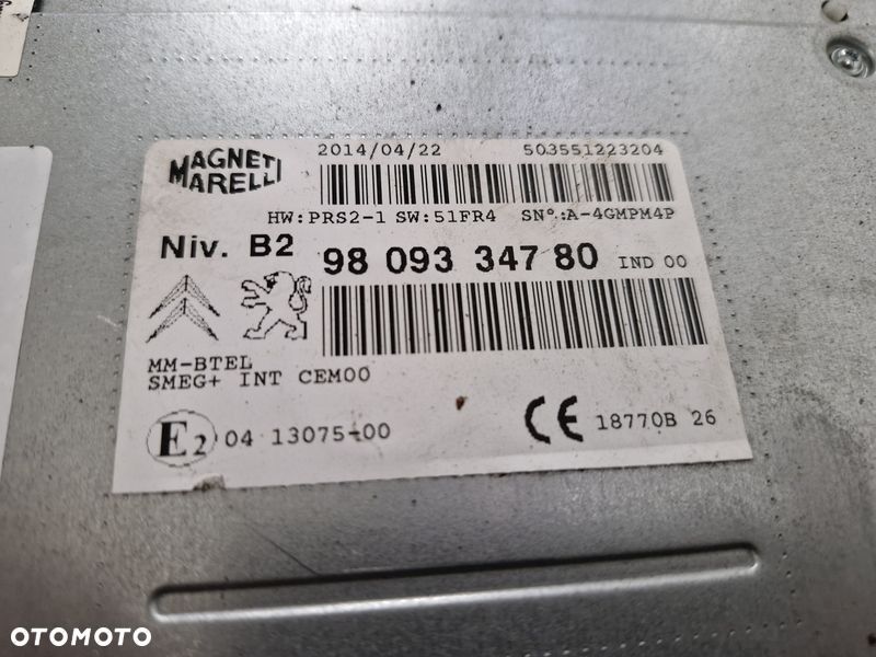 citroen c4 picasso 2 ii radio nawiacja navi 9809334780 - 5