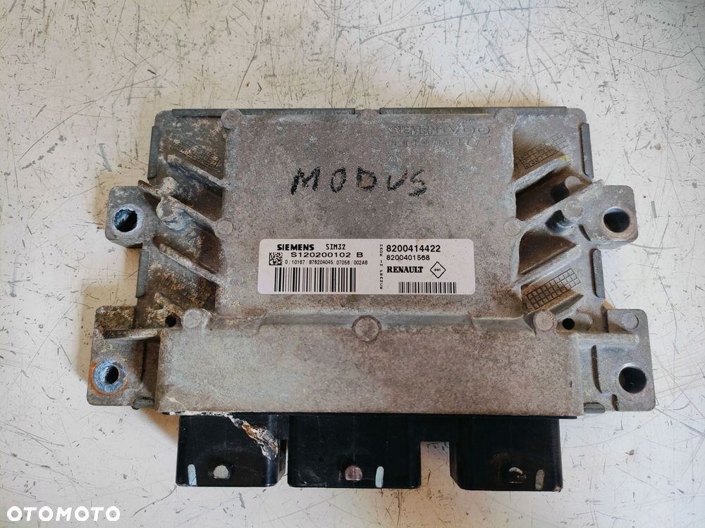 RENAULT MODUS 04-07 1.2 B STEROWNIK SILNIKA KOMPUTER 8200414422 - 2