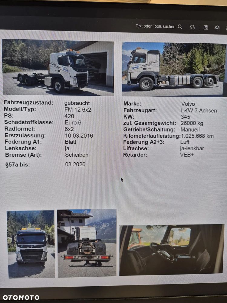 Volvo FM 420  6x2 - 1
