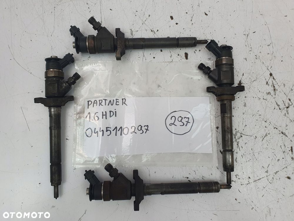WTRYSKIWACZ Peugeot Partner 308 Citroen C4 C5 1.6 HDI wtrysk 0445110297 - 2