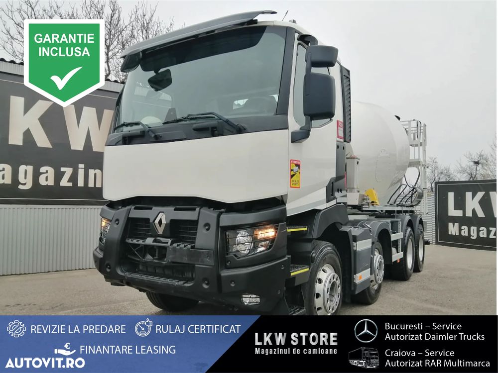 Renault C 430 8x4 Betoniera/Beton Mixer 9m3, TOP !!! - 2