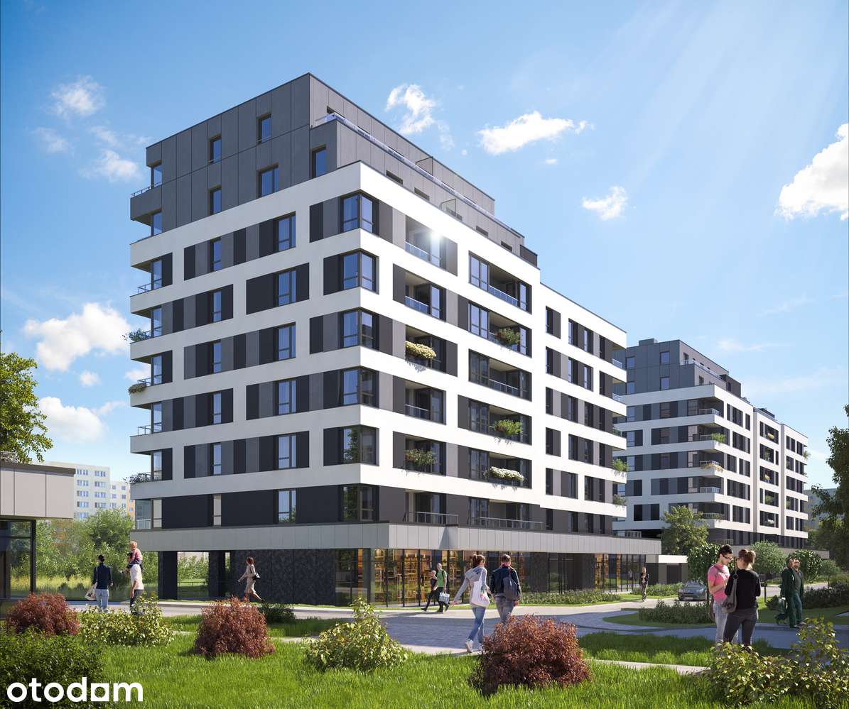 2-pokojowe mieszkanie 36m2 + loggia Bezpośrednio