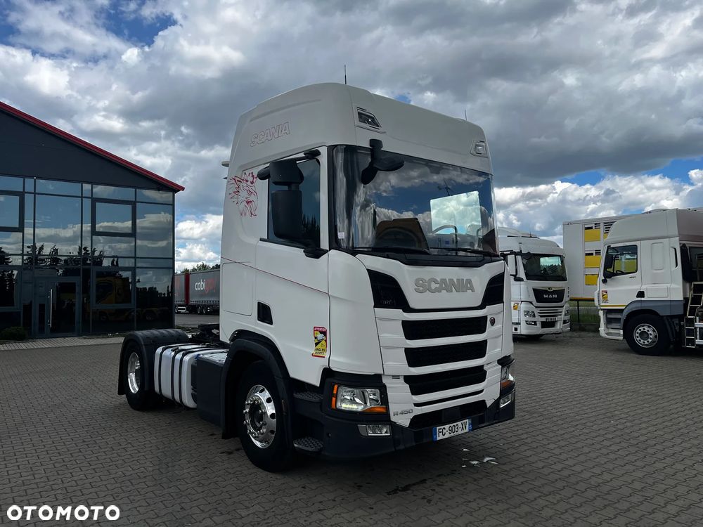 Scania R450 HYDRAULIKA/CAŁA NA PODUSZKACH/WAGA/BLOKADA/MOSTU/ALU FELGI/LODÓWKA - 3