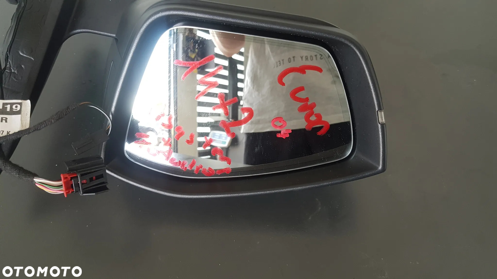 SKODA OCTAVIA IV LUSTERKO ZEWNĘTRZNE LEWE MARTWE POLE  14+2PIN 16PIN - 3