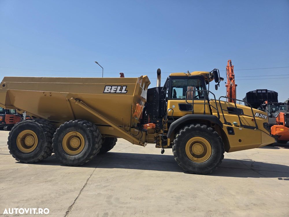 Bell DUMPER 6x6, 2020, 4980h, bena 21mc, util 30 t, intoarce in 8m, Mercedes 335CP, cutie viteze automata, viteza 50km/h, INMATRICULABIL definitiv, gresare automata, capota rabatabila, produs in GERMANIA, anv 70% ok, leasing 4 ani-PROMOTIE 149.000 EUR+tva - 8