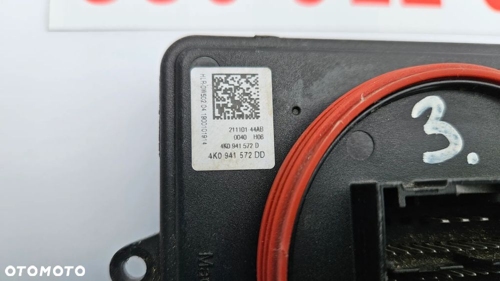 Audi S4 B9 8W Audi A4 B9 8W Audi S6 C8 4K Audi A6 C8 4K Przetwornica Moduł LED 4K0941572DD - 3