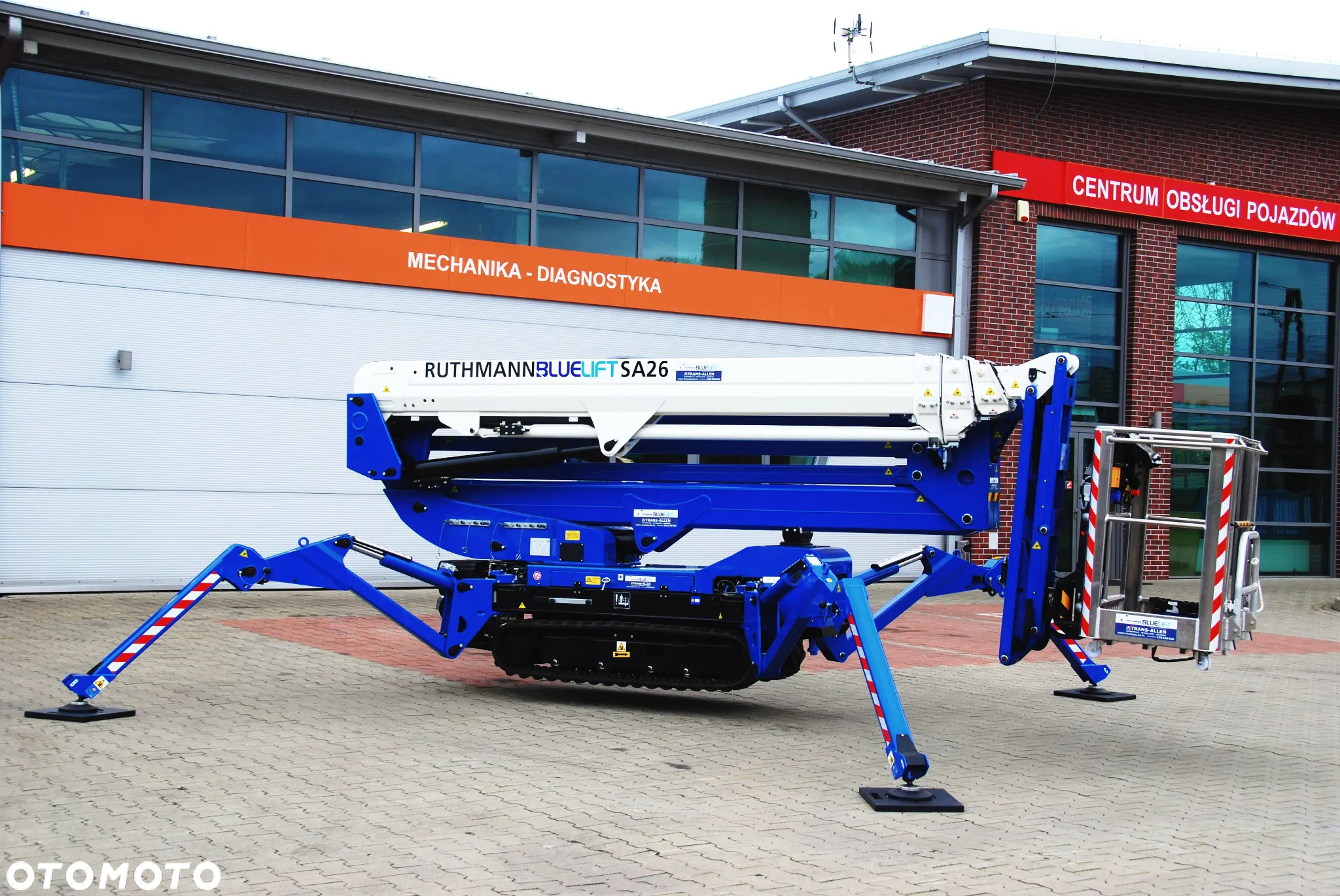 Ruthmann Bluelift SA22 Podnośnik gąsienicowy 22m Pająk na gąsienicach 22m Podnośnik terenowy gąsienice Zwyżka 4x4 Od Wyłącznego Dealera w Polsce - 15