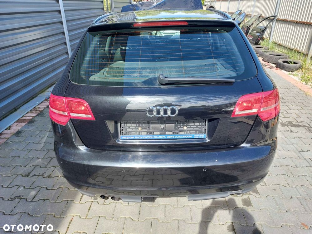 KLAPA BAGAŻNIKA + LOTKA  AUDI A3 8P LIFT SPORTBACK LZ9Y - 1